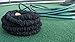 Black Mamba, 50' Expanding Garden Hose, Double Latex Core, Extra Strength Fabric, Brass Fittings, Includes 8 Position Spray Nozzle