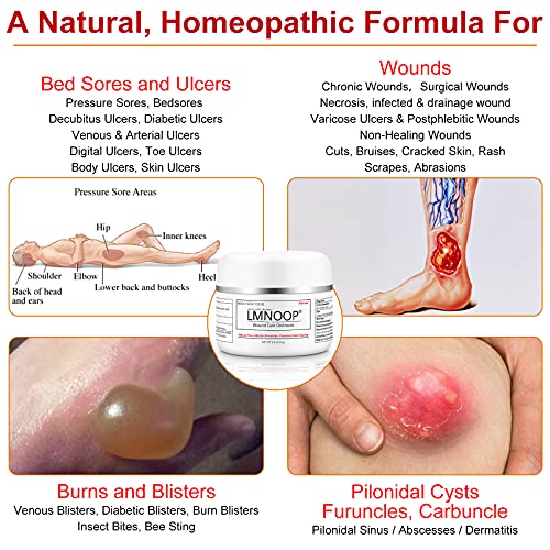 Bed Sore Cream, Organic Bedsore Ointment, Bed Sores Treatment, Fast Wound Healing & 24 hr