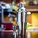 24oz Professional Cocktail Shaker - Martini Shaker - Drink Mixer Set for Margarita and Martini — Double Thickness Stainless Steel with Double Jigger Inside
