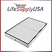 LifeSupplyUSA True HEPA Filter Replacement Compatible with Sears Kenmore 83195 F-K3 Filter fits 83254 83396 85254 Air Purifiers
