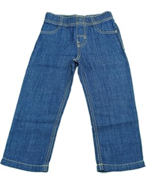 Carter's Toddler Elastic Waistband Pull On Jeans Dark Wash