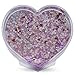Heart Shape I Love New York Clear Plastic Water Globe Picture Frame