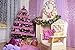 Christmas Tree Iridescent Pink Tinsel Garland Metallic Streamers Unicorn and Winter Wonderland Party Happy New Year Ceiling Hanging Decorations