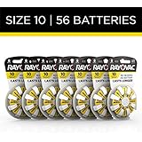 Rayovac Hearing Aid Batteries Size 10 for Advanced Hearing Aid Devices ,56 Count