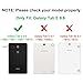 Fintie Keyboard Case for Samsung Galaxy Tab E 9.6 - Slim Fit PU Leather Stand Cover with Premium Quality [All-ABS Hard Material] Removable Wireless [Long Life Battery] Bluetooth Keyboard, Navy