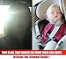 Car Window Shade for Baby Car Sun Shade Breathable Mesh Protect The Kid from Sun and Insects Universal Fit Comes W/Free Emergency Blanket Sticky Mat - Set of 2 by ISMARTSHIELD