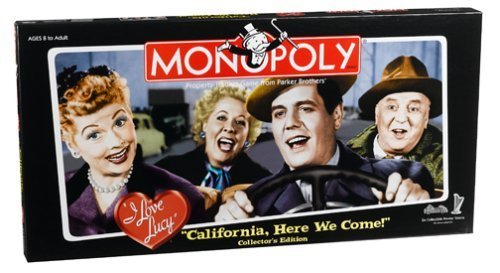 I Love Lucy "California Here we Come" Monopoly by MONOPOLY