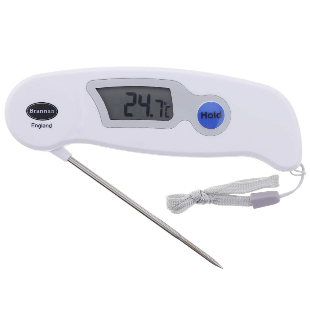 Brannan Instant Read Meat Thermometer Digital Probe - Kitchen Cooking Food Thermometers Food Temperature Probes for Air Fryer Kitchen Outdoor Cooking Baking Water Liquid