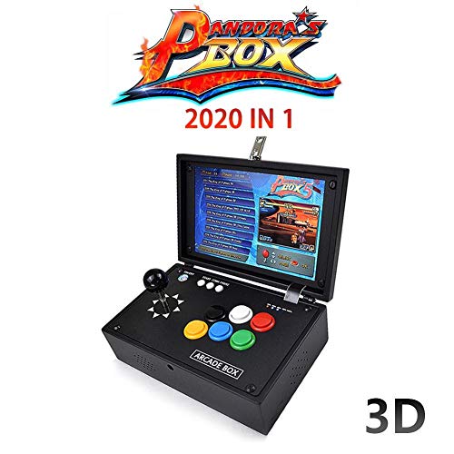 Molie Portable 10 Inch 3D 2020 in 1 Pandora's Box Jamma HDMI Retro Video Games Arcade Game Console Light Arcade Machine Joystick