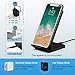 LATOW Wireless Charger, 7.5W Qi Wireless Charger Compatible for iPhone X/8/8 Plus, 10W Fast Wireless Charger Compatible for Galaxy S9/S9+/S8/Note 8/S7/S7 Edge, 5W for QI-Enabled Devices (No Adapter)