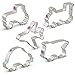 Transportation/Vehicles Cookie Cutters - 5 Piece Boxed Set - Car, Airplane, Train, Truck, Tractor - Ann Clark - US Tin Plated Steel