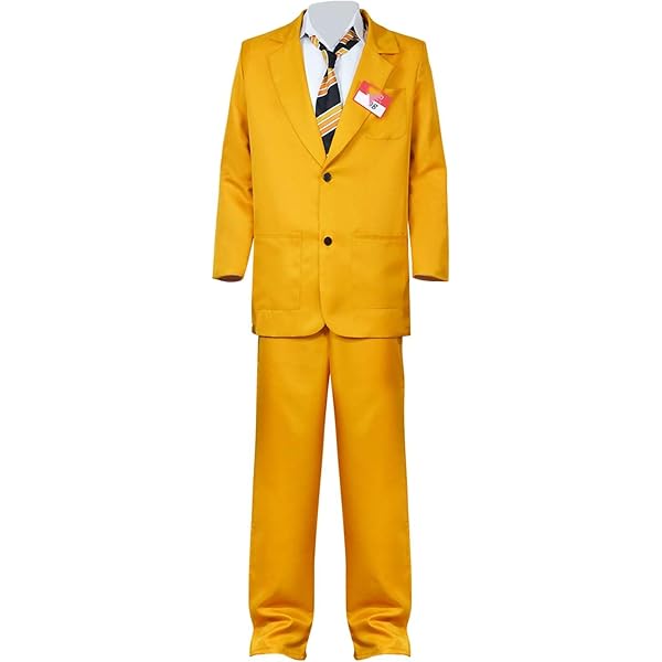 Disfraz De Material Peligroso Para Hombre, Traje Amarillo Con Cremallera, Máscara Y Guantes Negros, Cinta De Precaución, Para Halloween Y Cosplay Apocalíptico