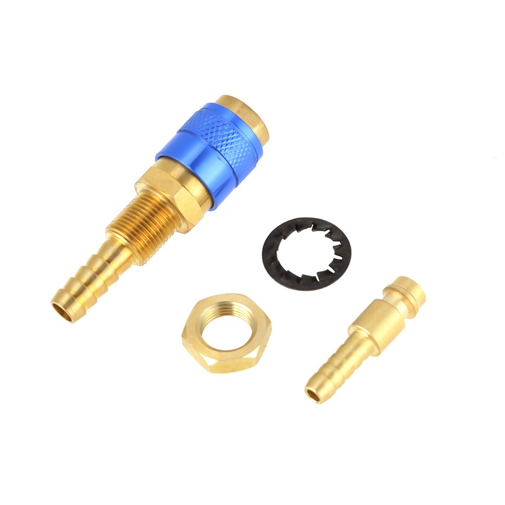 2PCS Water Cooled & Gas Adapter Quick Connector Fitting For TIG Welding Torch 8mm (two colors) - Image 4