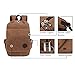 Zebella Vintage Canvas Backpack for Laptop School Rucksack Weekender Daypack Bag Travel Haversacks