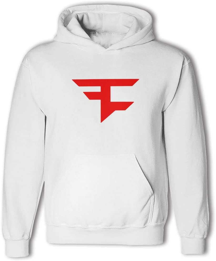 Youth Faze Clan Logo Teen Boys Girls Novelty Hoodies Sweatshirts Pullover Hoody Black