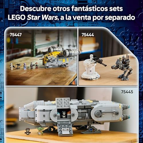 Star Wars 75446 Grogu (Aprendiz de Mandaloriano) Figura de Juguete - Maqueta para Exponer con Armadura de Beskar para la Decoración del Dormitorio Infantil - Regalo para Niños y Niñas de 10+ Años