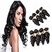 Loose Wave Human Hair 4 Bundles 14 16 18 20 Inch 400g 10A Grade Unprocessed Virgin Brazilian Hair Bundles For Black Women Double Weft Sew In Human Hair Weave Extension Natural Color