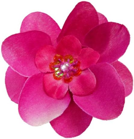 Cuteque International 6-Piece Embellished Flower Sequin Embellishment, Fuchsia