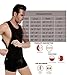NINGMI Neoprene Slimming Vest Sweat Sauna Suits Gym Mens Weight Loss Shapewear,Pure black,Large