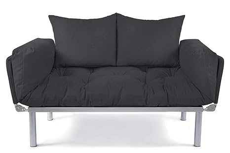 EasySitz Schlafsofa Sofa 2 Sitzer Kleines Couch 2-Sitzer Schlafsessel für Zweisitzer Personen Mein Futon Sitzen EIN Einer Far