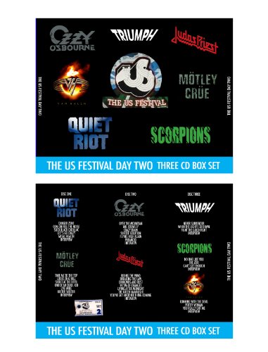 1983 US Festival Metal Day Recordings CD Set Rare (Van Halen, Motley Crue, Ozzy Osbourne, Triumph, Judas Priest and The Scorpions)