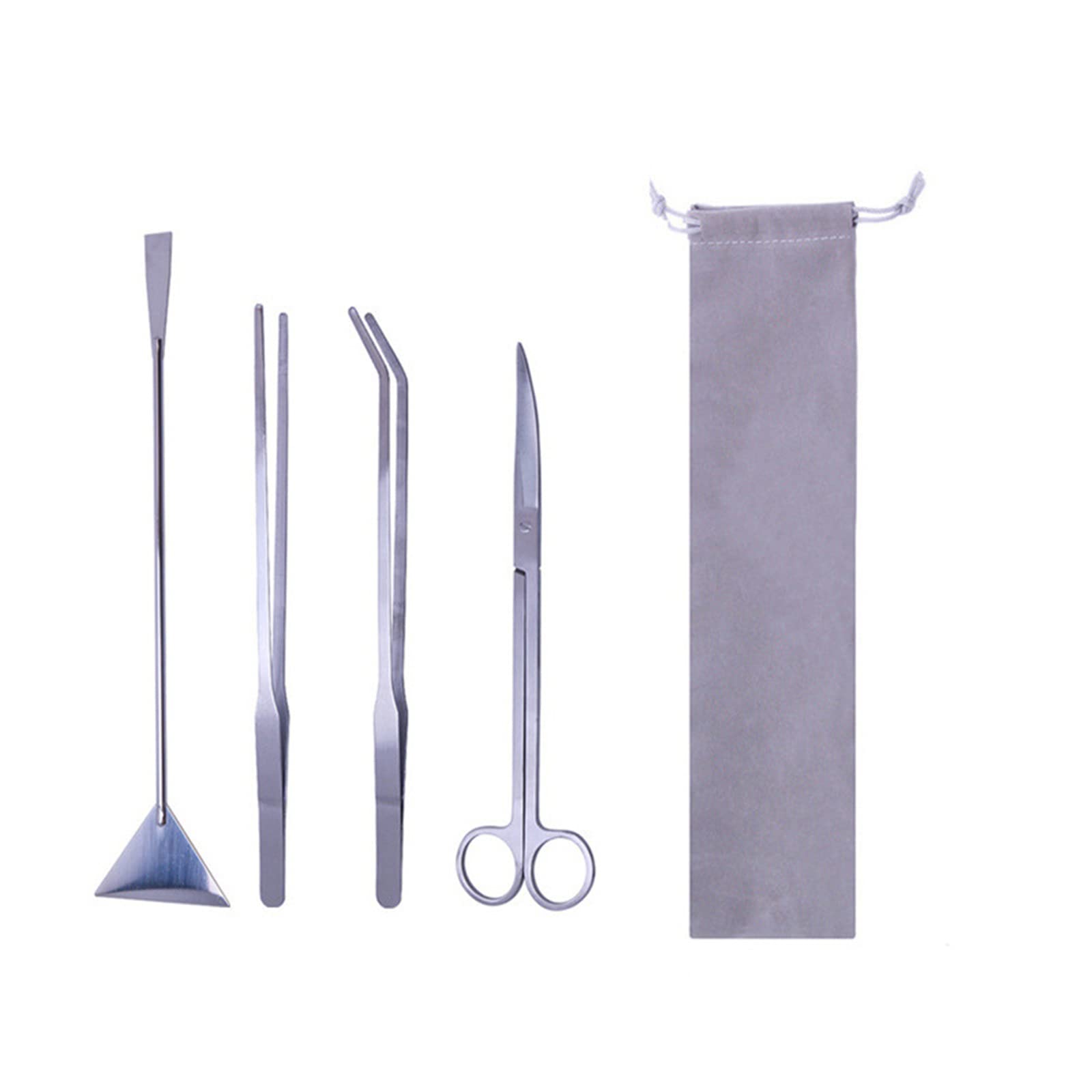 4 in 1 Aquarium Tools Aquascaping Tools Aquarium Scissors Aquarium Scraper Aquarium Tweezers for Fish Starter Kits & Aquarium Plants
