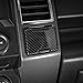 Voodonala for Ford F150 2015-2020 Carbon Fiber Black Central Electrical Outlet Socket Trim Smoking Lighter Hole Cover for Ford F150 2015-2020(1pc,Carbon Fiber Black)