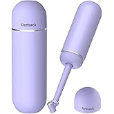 Portable Bidet for Travel & Camping - Manual Squeeze Handheld Peri Bottle for Feminine Hygiene, Water Storage & 3 Leak-Proof