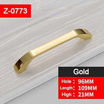 Shomy Pure Gold 2018 Modern Door Handles Kitchen Knobs Furniture