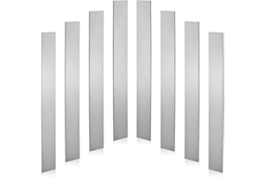 PATIKIL 15N20 Steel Flat Bar, 8 Pcs 12" x 1 1/2" x 1/8" Knife Making Steel Iron Stock for Forging Blade Knife Sword Chopper