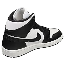Jordan 1 Mid Women White/Black-Panda Mid DV0991-101