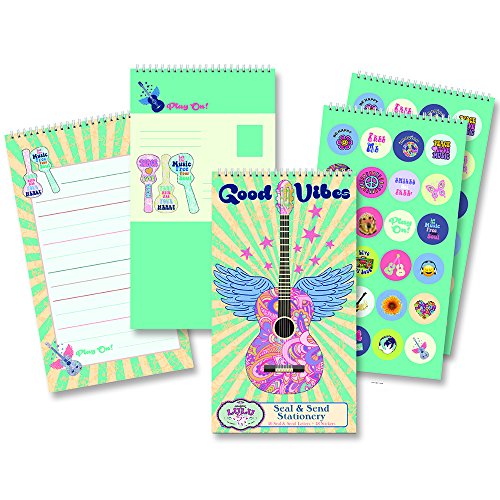 Sugar Lulu Seal 'N Send Stationery: Good Vibes Child Stationary, 5-7/8” x 10-¾” x 5/16”