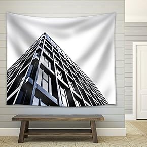 Contemporary Architecture - Fabric Wall Tapestry Home Decor - 51x60 inches