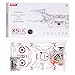 Syma X5UC RC Quadcopter Drone 2.4G 4 Channel 6-Axis Gyro With 2MP HD Camera Barometer Set Height