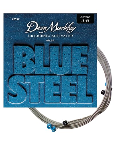 DEAN MARKLEY BLUE STEEL ELECTRIC GUITAR STINGS DROP TUNE 13-56