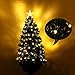 UNOMOR 4FT Christmas Tree with Multi-Color and Tree Star-Evergreen Pine Tree