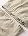 Makino Women's Convertible Quick-Drying Hiking Pants M131612006 Khaki US Small(Asian L)