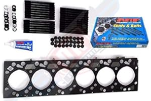 DK ENGINE PARTS MAHLE Head Gasket with ARP Head Stud Kit For 2007-2017 Dodge 6.7L 6.7 Cummins 2500 3500 (Head Gasket Studs)