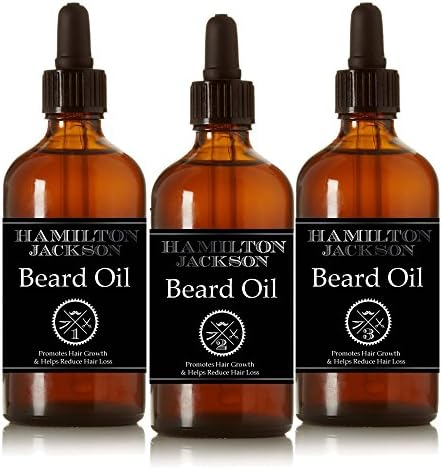 3 Organic Beard Oils 3 X 1oz. Conditioning Male Grooming Skincare 100% Natural with Essential Oil, Argan, Jojoba, Sunflower, Hemp Seed &amp; Coconut with Gift Box Oil Promotes Beard Growth Great Gift