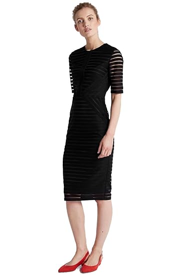 m&s black dress