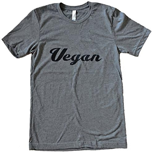 Friendly Oak Unisex Vegan T-Shirt- L - Heather Grey