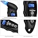 Cooolbuy 150 PSI Digital Tire Pressure Gauge 4 Settings with Non-Slip Grip and Backlit LCD-Button Cells,Tire Valve Caps,Carry Bag Included (Black-1 Pack)
