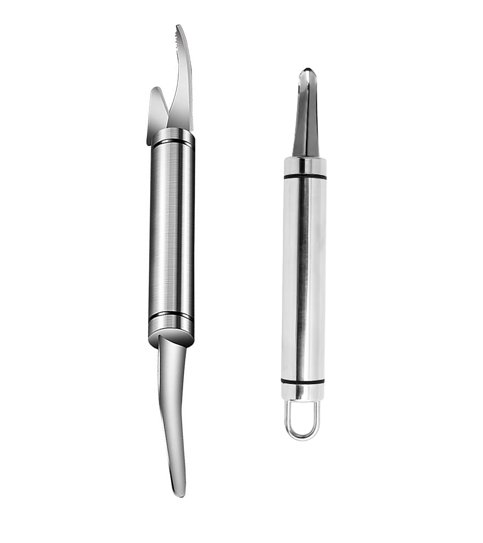 Photo 1 of Shrimp Deveiner Tool, Stainless Steel Shrimp Stomach Thread Remover, Multifunctional Shrimps Peelers, Portable Seafood Cleaner for Shrimps Deveining Cleaning Tool, Longan Litchi Corer, 2 Pieces