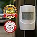Driveway Alarm - Wireless Motion Sensor Alert System with Long Range Receiver & Transmitter. Home or Office Security Protection - Front Doors, Entryways, Garages, Alleyways, Stockrooms and Warehouses.