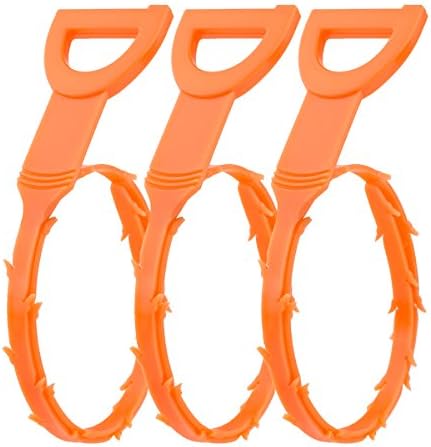 GUGULE Drain snake equipment, Auger type cleaning Tool Hair Drain Remover (3 Pack)
