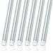 JESLED 8FT LED Shop Light Fixture, 72W 7200LM, 5000K Daylight White, Frosted Cover, 8 Foot T8 LED Tube Light Fixtures for Garage Warehouse Basement, Workshop, High Output, Plug and Play (6-Pack)