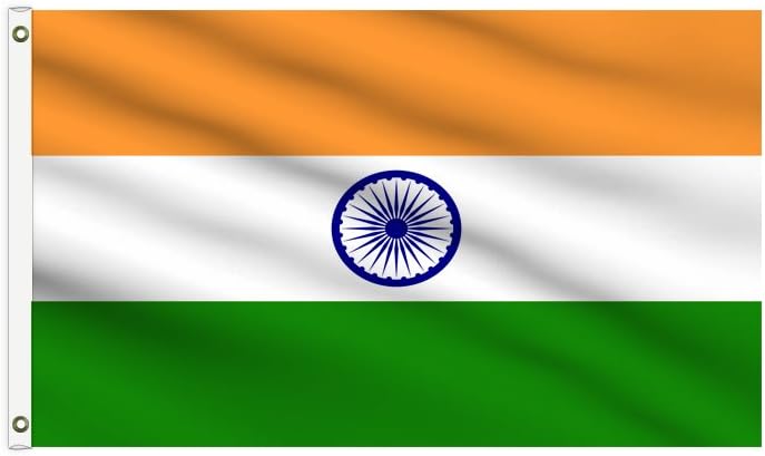 Amazon Com Banner Buzz Make It Visible India Flag Knitted Fabric