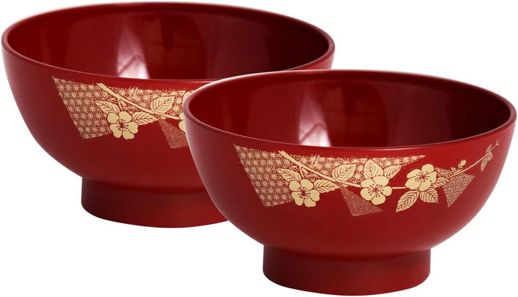 Nizona Japanese Soup Salad Bowls - Pack of 2