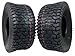 MASSFX Lawnmower and Garden Tire Set - 15X6-6 - 4 Ply Rating - 6 MM Tread Depth - 15X6x6 (Two Pack) lawn and garden mower tires