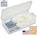 Plastic Self Drilling Drywall Anchors with Screws Kit, 100 Pieces All Together, Anchors Made in USA primary